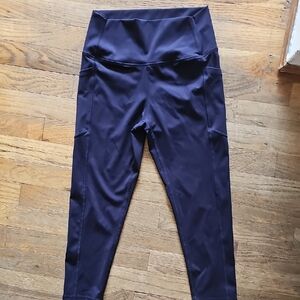 Zyia Active Navy Pocket Light n Tight Hi-rise Capri